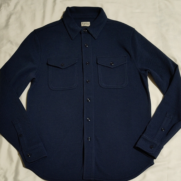 J. Crew Dark Blue Casual Button Down Shirt